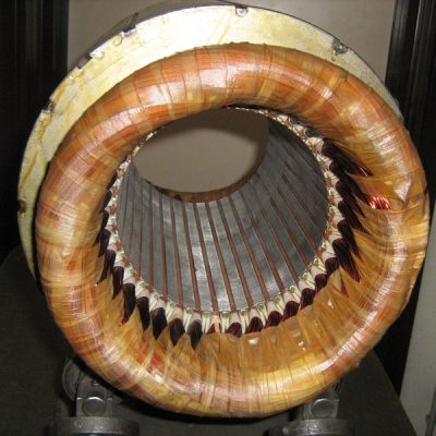 Refrigeration compressor motor rewinding